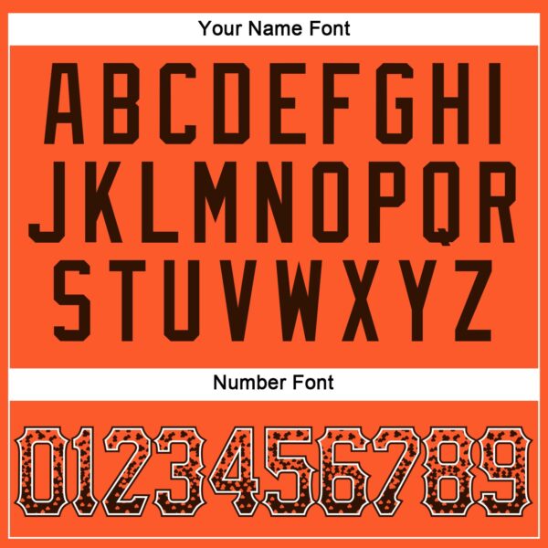 Custom Orange Brown-White Authentic Drift Fashion Baseball Jersey