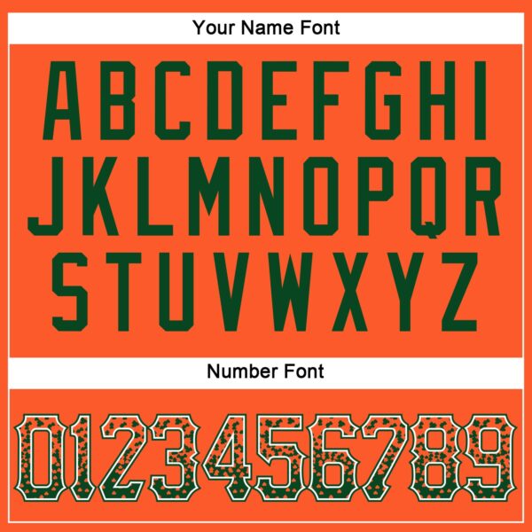 Custom Orange Green-White Authentic Drift Fashion Baseball Jersey