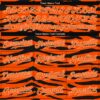 Custom Orange Orange-Black 3D Pattern Design Tiger Authentic Baseball Jersey