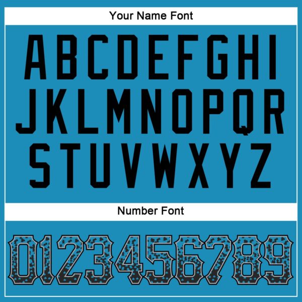 Custom Panther Blue Black-Gray Authentic Drift Fashion Baseball Jersey