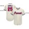 Custom Cream Red-Royal Baseball Jersey
