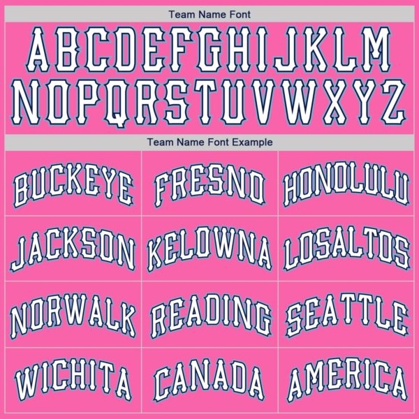 Custom Pink White-Light Blue Authentic American Flag Fashion Baseball Jersey