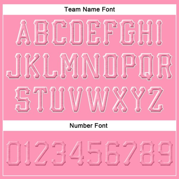 Custom Pink Pink-White Stitched Adjustable Snapback Hat