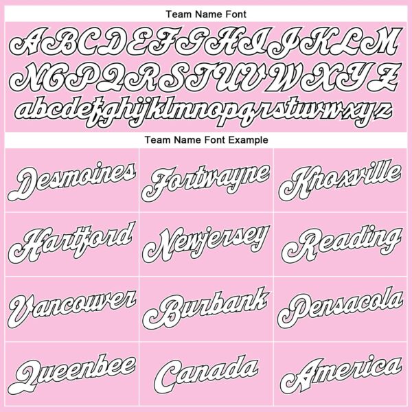 Custom Light Pink White-Black Authentic Throwback Basketball Jersey