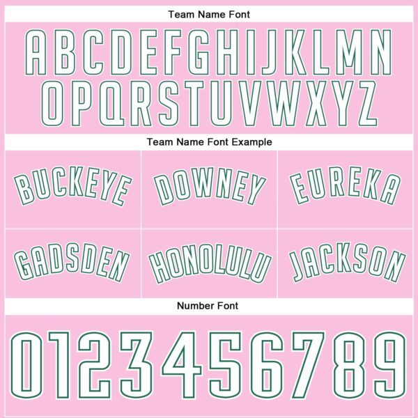 Custom Light Pink White-Kelly Green Authentic Throwback Basketball Shorts