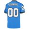 powder_blue_0068-2 Custom Powder Blue White-Black Mesh Authentic Throwback Football Jersey