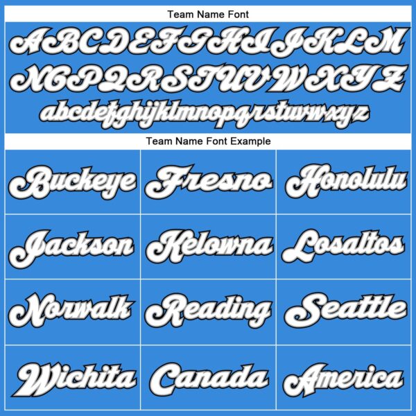 Custom Powder Blue White-Black Mesh Authentic Throwback Football Jersey