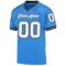 powder_blue_0068 Custom Powder Blue White-Black Mesh Authentic Throwback Football Jersey