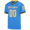 powder_blue_0071-1 Custom Powder Blue White-Navy Mesh Authentic Throwback Football Jersey