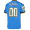 powder_blue_0071-2 Custom Powder Blue White-Navy Mesh Authentic Throwback Football Jersey