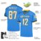 powder_blue_0071-3 Custom Powder Blue White-Navy Mesh Authentic Throwback Football Jersey