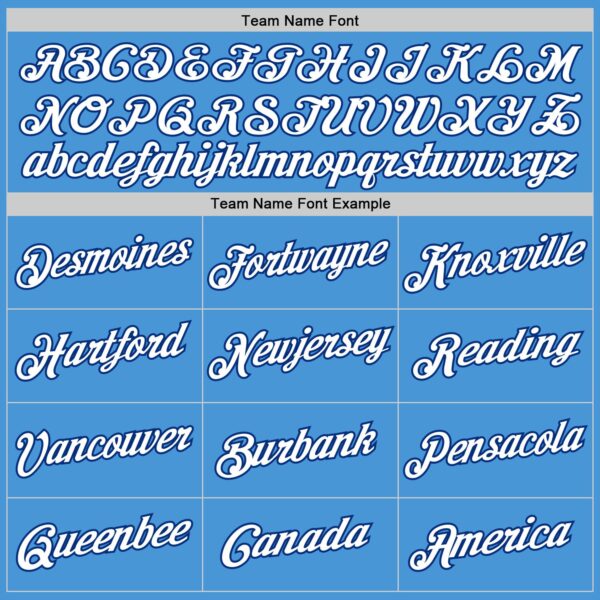 Custom Powder Blue Royal-White Performance T-Shirt