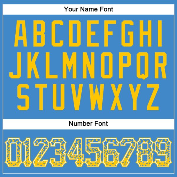 Custom Powder Blue Gold-White Authentic Drift Fashion Baseball Jersey