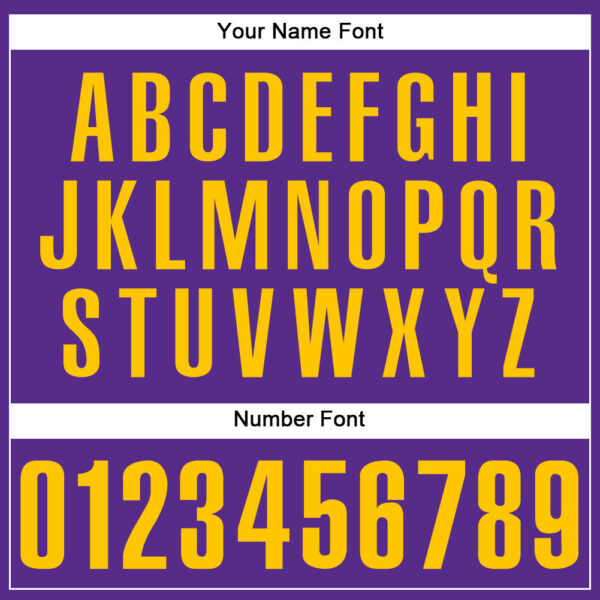 Custom Purple Gold Authentic Baseball Jersey