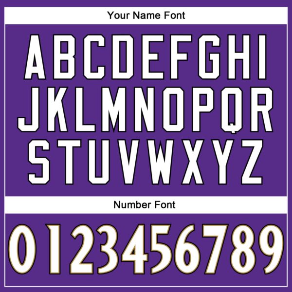 Custom Purple White-Old Gold Mesh Authentic Throwback Football Jersey