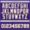 Custom Purple White-Old Gold Authentic Baseball Jersey
