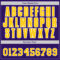 Custom Purple Gold-White Authentic Baseball Jersey