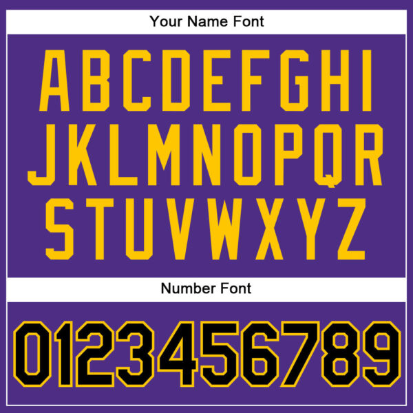 Custom Purple Black Pinstripe Black-Gold Authentic Basketball Jersey