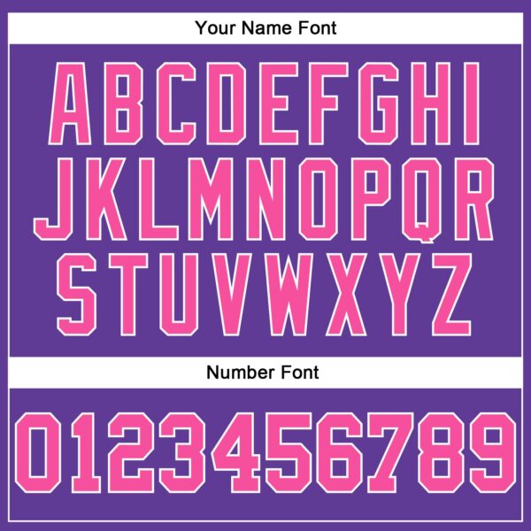 Custom Purple Pink-White Authentic Throwback Basketball Jersey