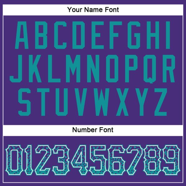 Custom Purple Teal-White Authentic Drift Fashion Baseball Jersey