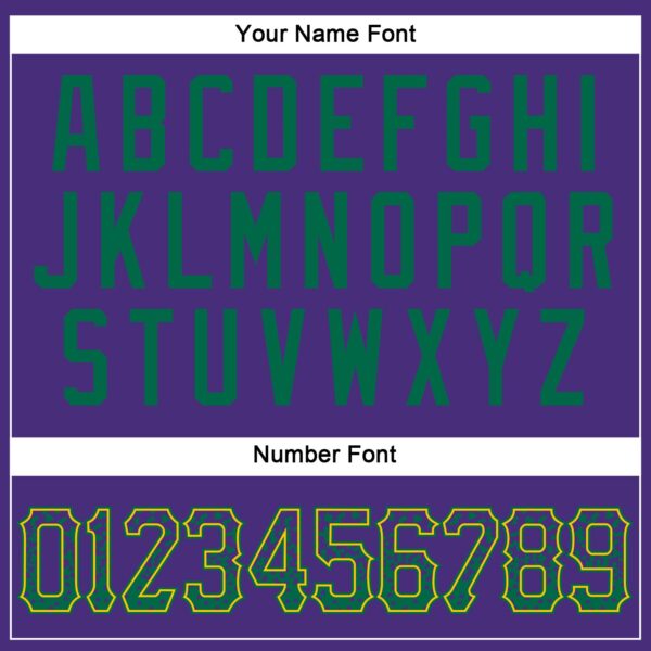 Custom Purple Kelly Green-Gold Authentic Drift Fashion Baseball Jersey