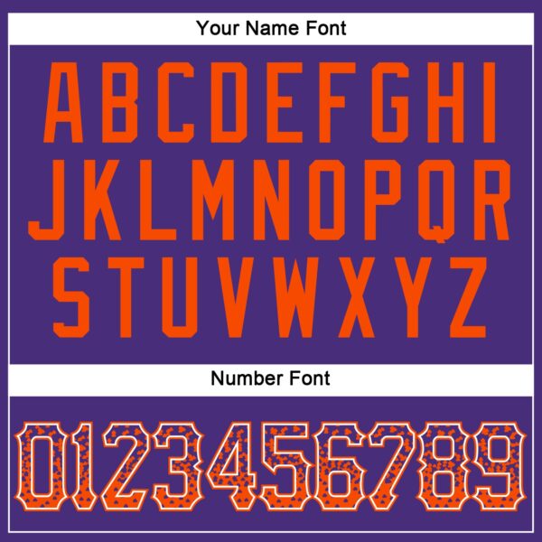 Custom Purple Orange-White Authentic Drift Fashion Baseball Jersey