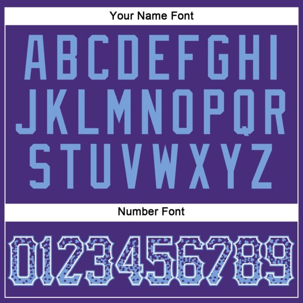 Custom Purple Light Blue-White Authentic Drift Fashion Baseball Jersey