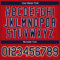 Custom Red Navy-Old Gold Authentic Baseball Jersey