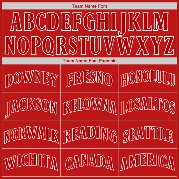 Custom Red Red-White Authentic Baseball Jersey