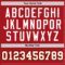 Custom Red White-Orange Authentic Baseball Jersey