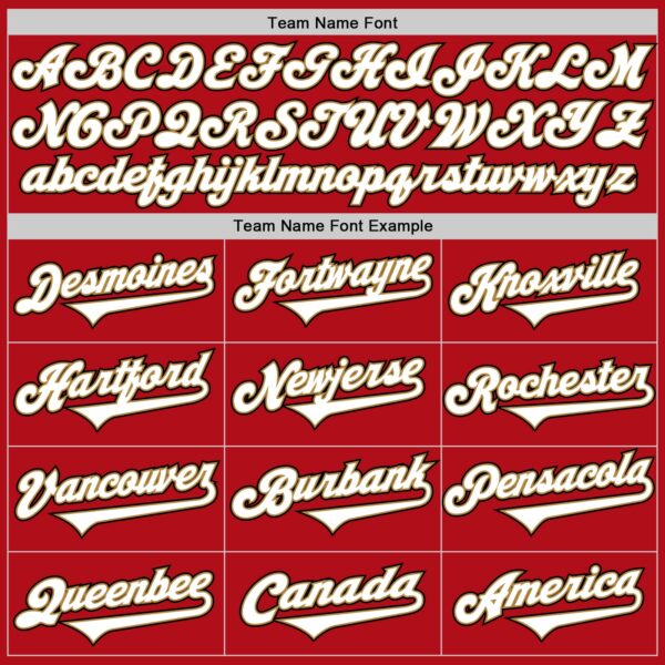 Custom Red White-Old Gold Authentic Baseball Jersey