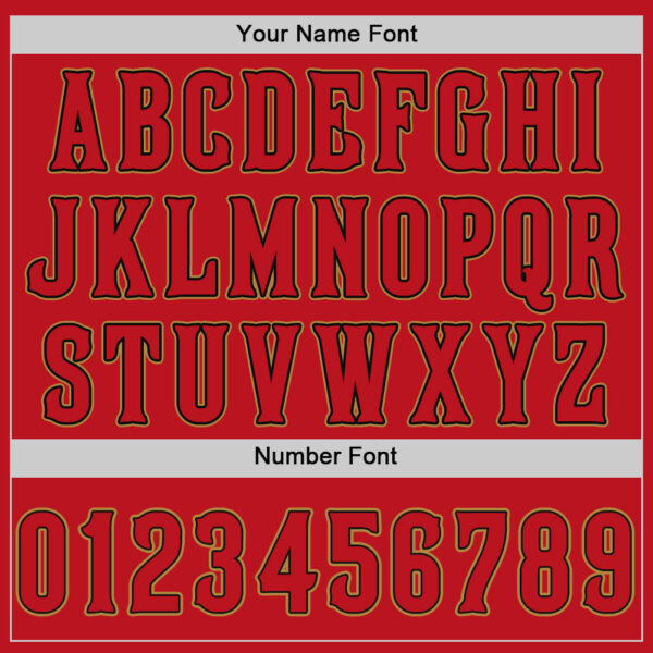 Custom Red Red-Black Authentic Baseball Jersey