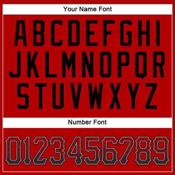 Custom Red Black-Gray Authentic Drift Fashion Baseball Jersey