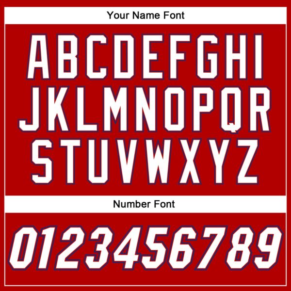 Custom Red White-Royal Authentic Baseball Jersey