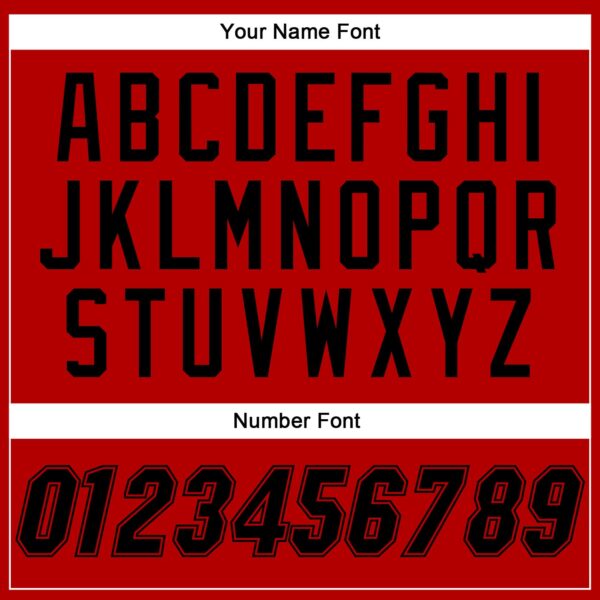 Custom Red Black-Red Authentic Baseball Jersey