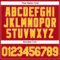 Custom Red Gold-White Authentic Baseball Jersey
