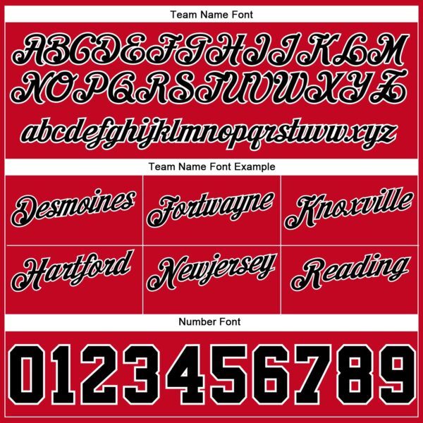 Custom Red Black-White Authentic Throwback Basketball Shorts