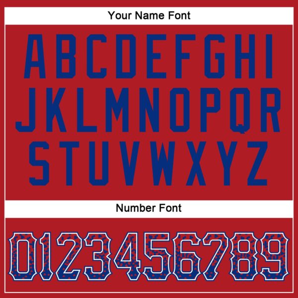 Custom Red Royal-White Authentic Drift Fashion Baseball Jersey