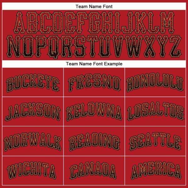 Custom Red Black-Old Gold Authentic Drift Fashion Baseball Jersey