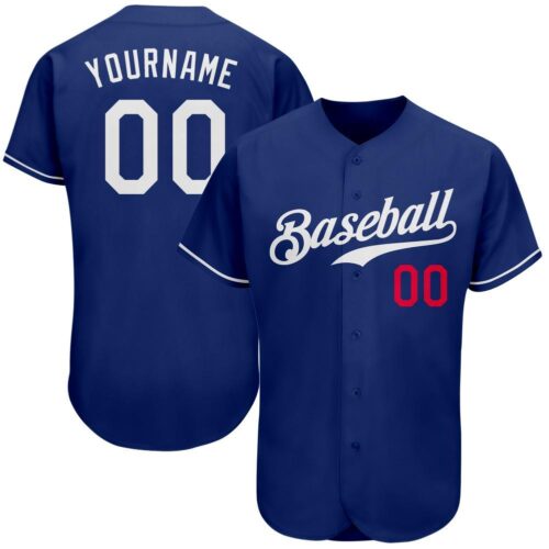 royal_0015 Custom Royal White-Red Authentic Baseball Jersey
