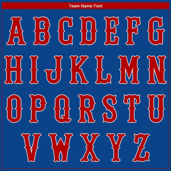 Custom Royal Red-White Authentic Baseball Jersey