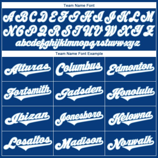 Custom Royal White-Light Blue Authentic Throwback Rib-Knit Baseball Jersey Shirt