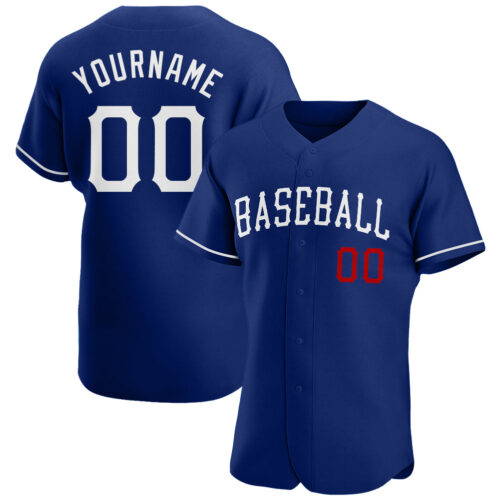 royal_0045 Custom Royal White-Red Authentic Baseball Jersey