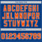 Custom Royal Orange-White Authentic Baseball Jersey