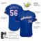 Custom Royal White-Red Authentic Baseball Jersey