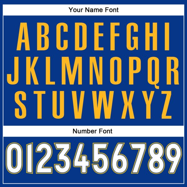 Custom Royal White-Gold Authentic Baseball Jersey