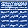 Custom Royal White Pinstripe White-Light Blue Authentic Baseball Jersey