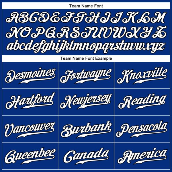 Custom Royal White Pinstripe White-Black Authentic Baseball Jersey