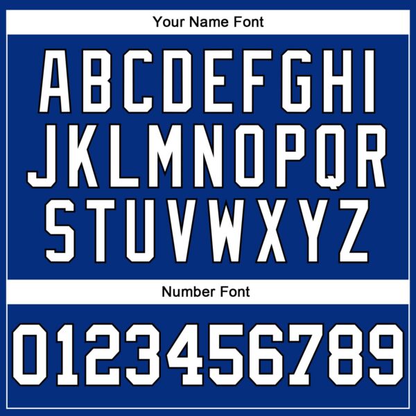 Custom Royal White Pinstripe White-Black Authentic Baseball Jersey