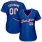 Custom Royal White-Red Authentic Baseball Jersey
